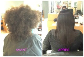lissage sur cheveux haitiens coiffure saida